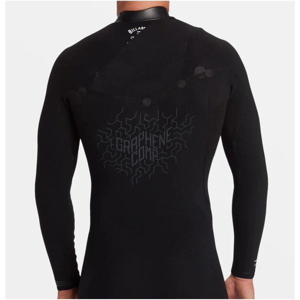 2026 Billabong Hombres Revolution Natural 3/2mm Chest Zip Neopreno 24AW191504 - Graphite